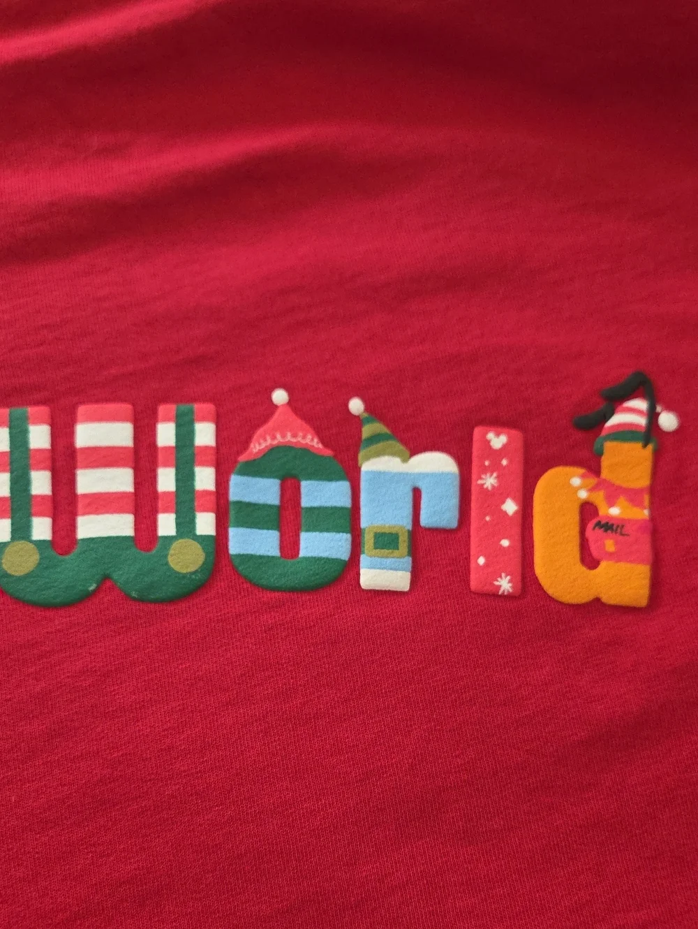 SPIRIT JERSEY - Disney Red Holiday Graphic Pullover Shirt